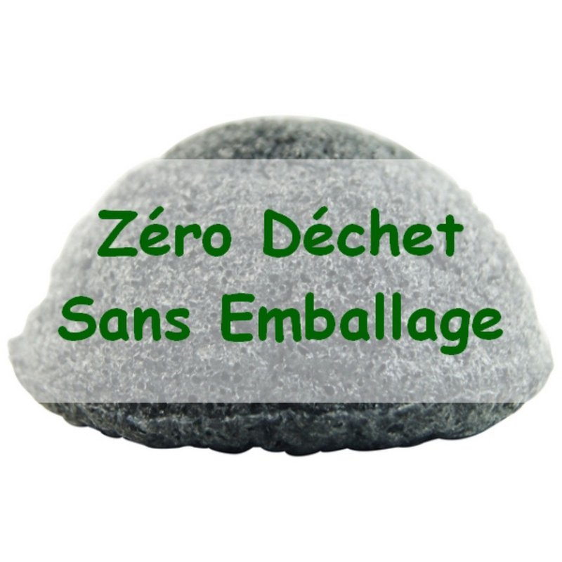 Zero waste Konjac Natural Konjac Face with bamboo coal