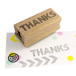 Thanks dotted stamp