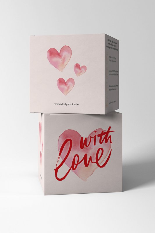Cubo regalo "CON AMOR"