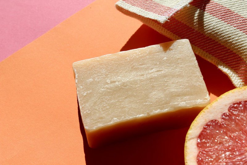 Grapefruit and geranium soap