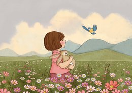 Ansichtkaart Bluebird Friend
