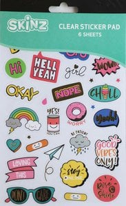 Stickerboek, retro pop-art