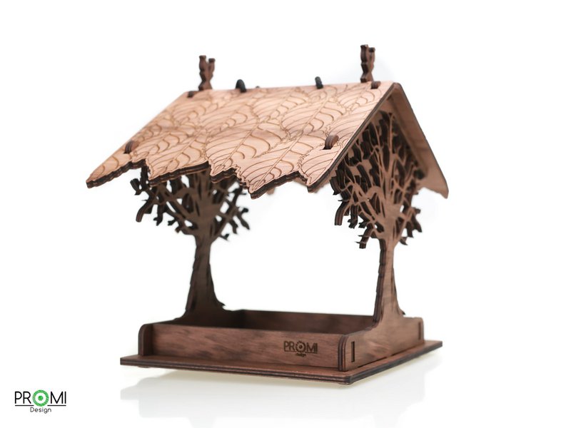 Vogelhäuschen, hängendes Vogelhäuschen aus Holz