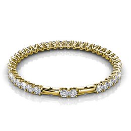 Venus armbånd - guld og krystal
