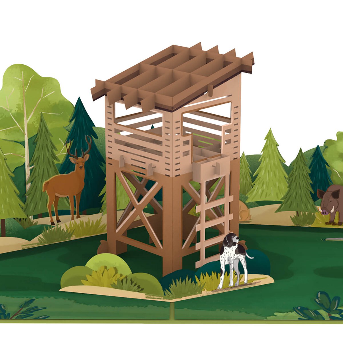Jæger pop-up kort