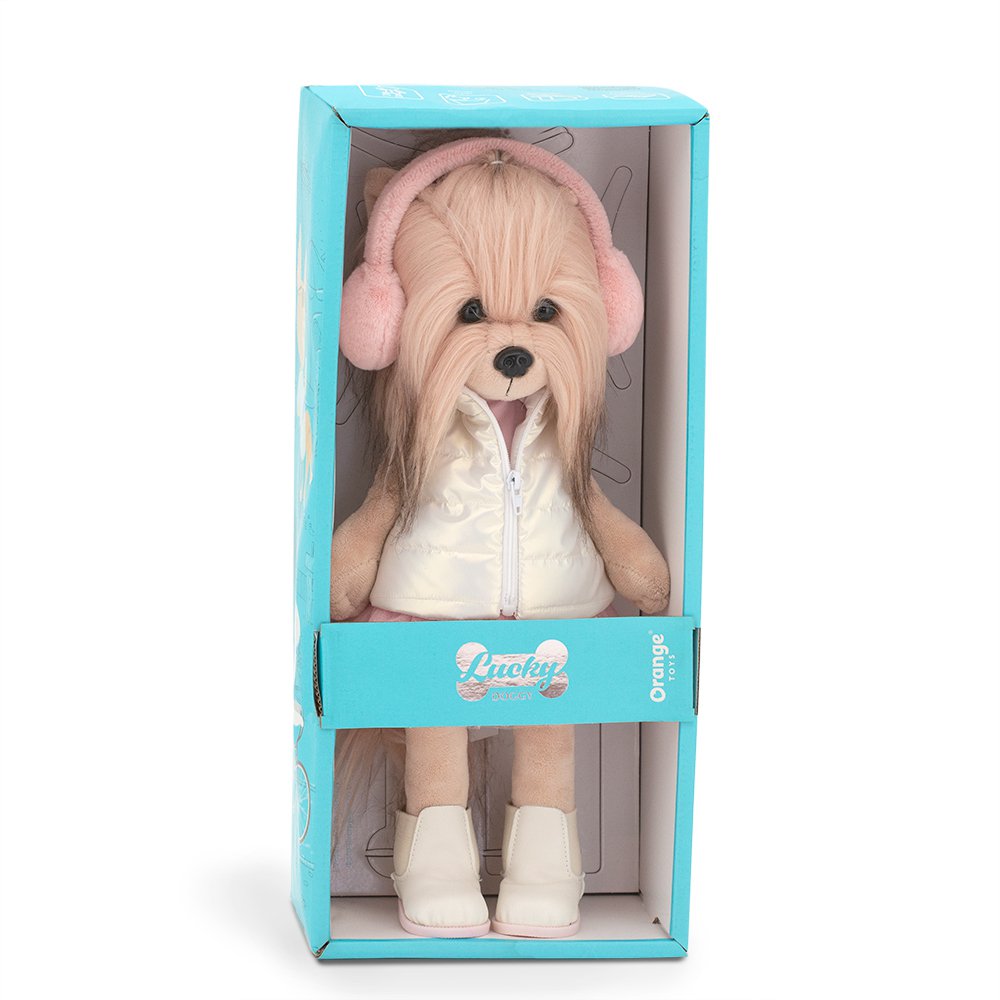 Knuffel, Lucky Doggy, Lucky Yoyo: Roze Droom 38cm