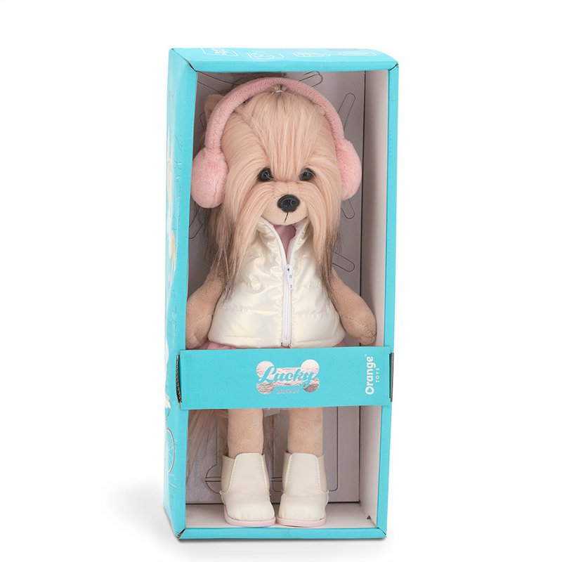 Plush toy, Lucky Doggy, Lucky Yoyo: Pink Dream 38cm