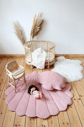 "Soft Pink" Velvet Shell Pude