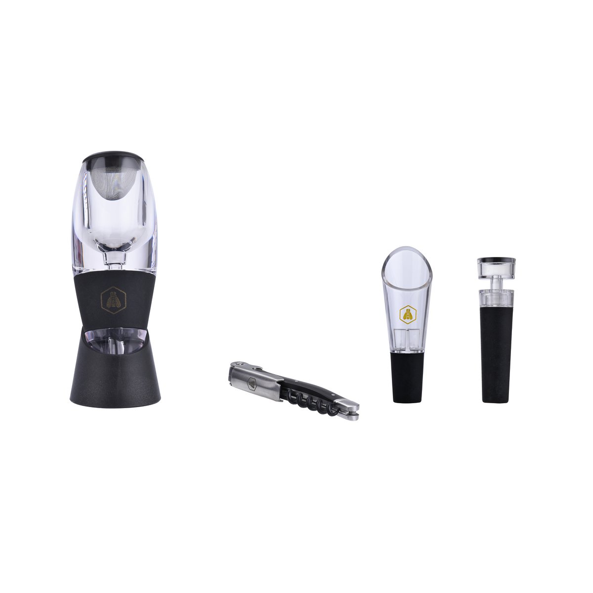 LAGUIOLE COFFRET VIN WINE AERATOR GIFTSET 4 ACCESSORIES