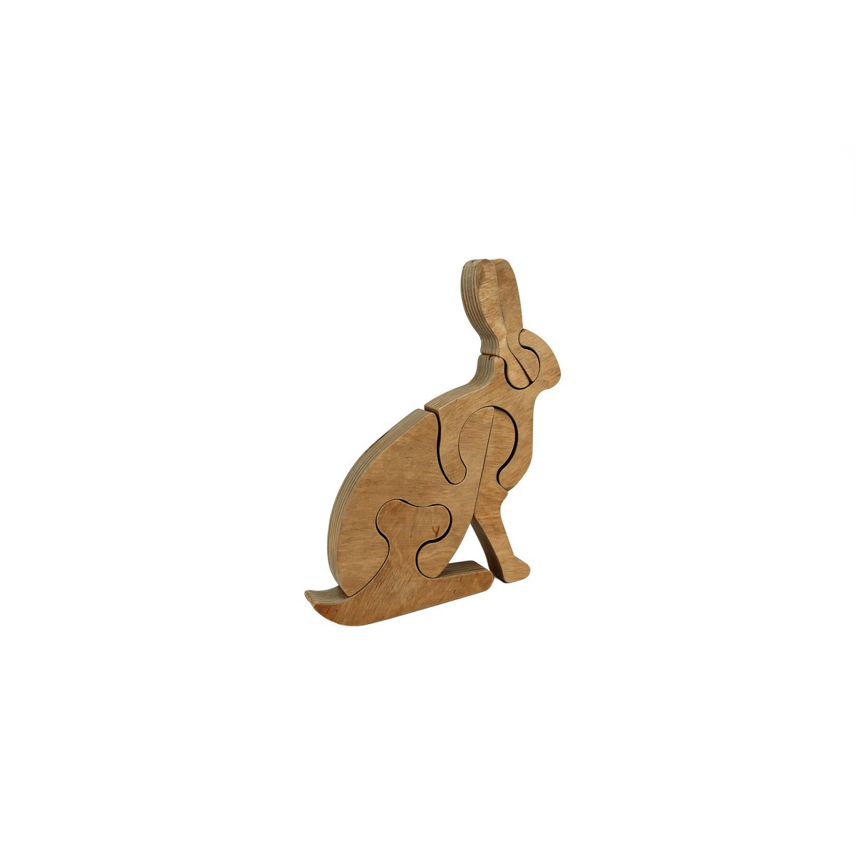 Holzpuzzle Hase