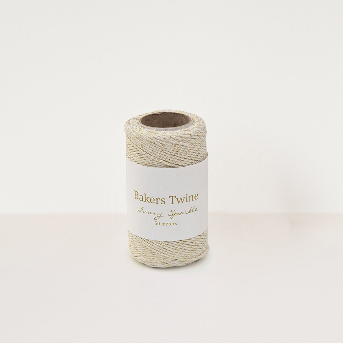 Twine Ivory Sparkle / 50 meters