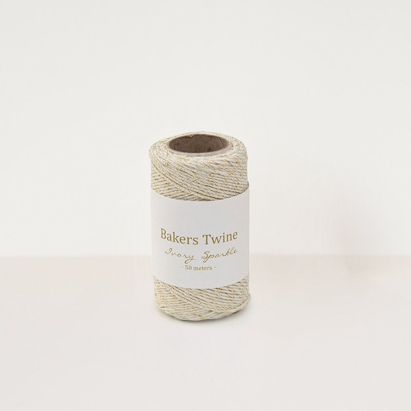 Twine Ivory Sparkle / 50 meters