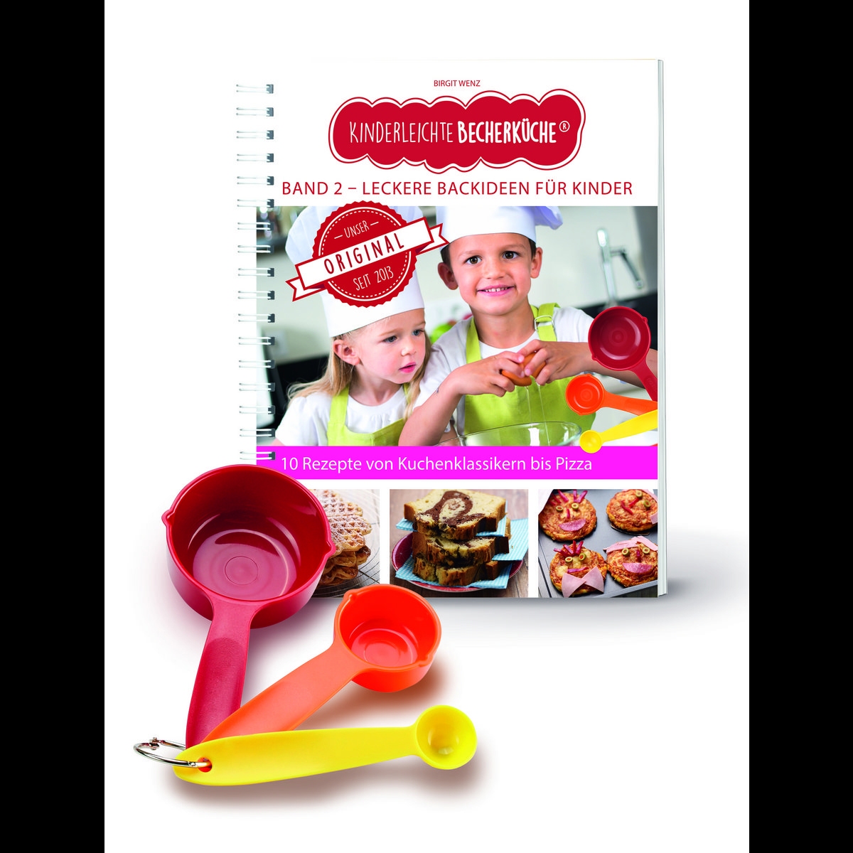 Kinderleichte Becherküche - Leckere Backideen für Kinder (Band 2), inkl. 3-teiliges Messbecher-Set