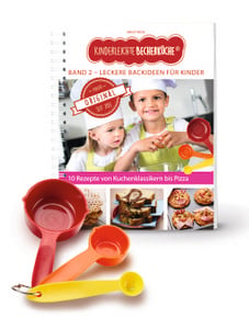 Kinderleichte Becherküche - Leckere Backideen für Kinder (Band 2), inkl. 3-teiliges Messbecher-Set