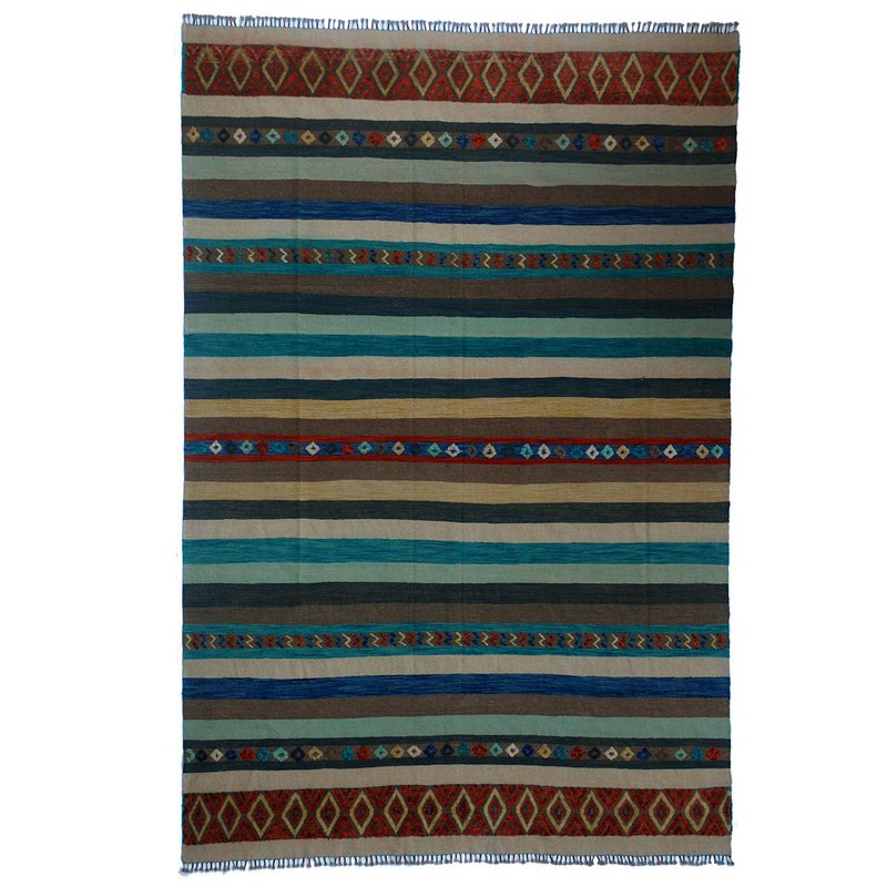 Alfombra Kilim Multicolor Soumak