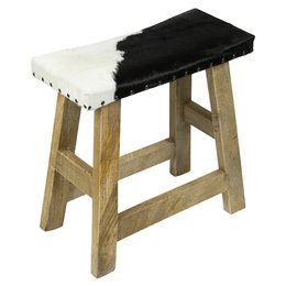 Bench cow black and white 46cm