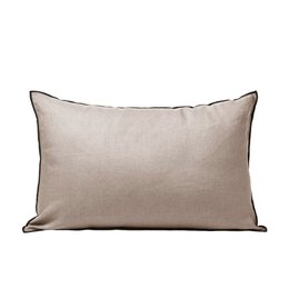 CARLINA string and black bumblebee cushion cover