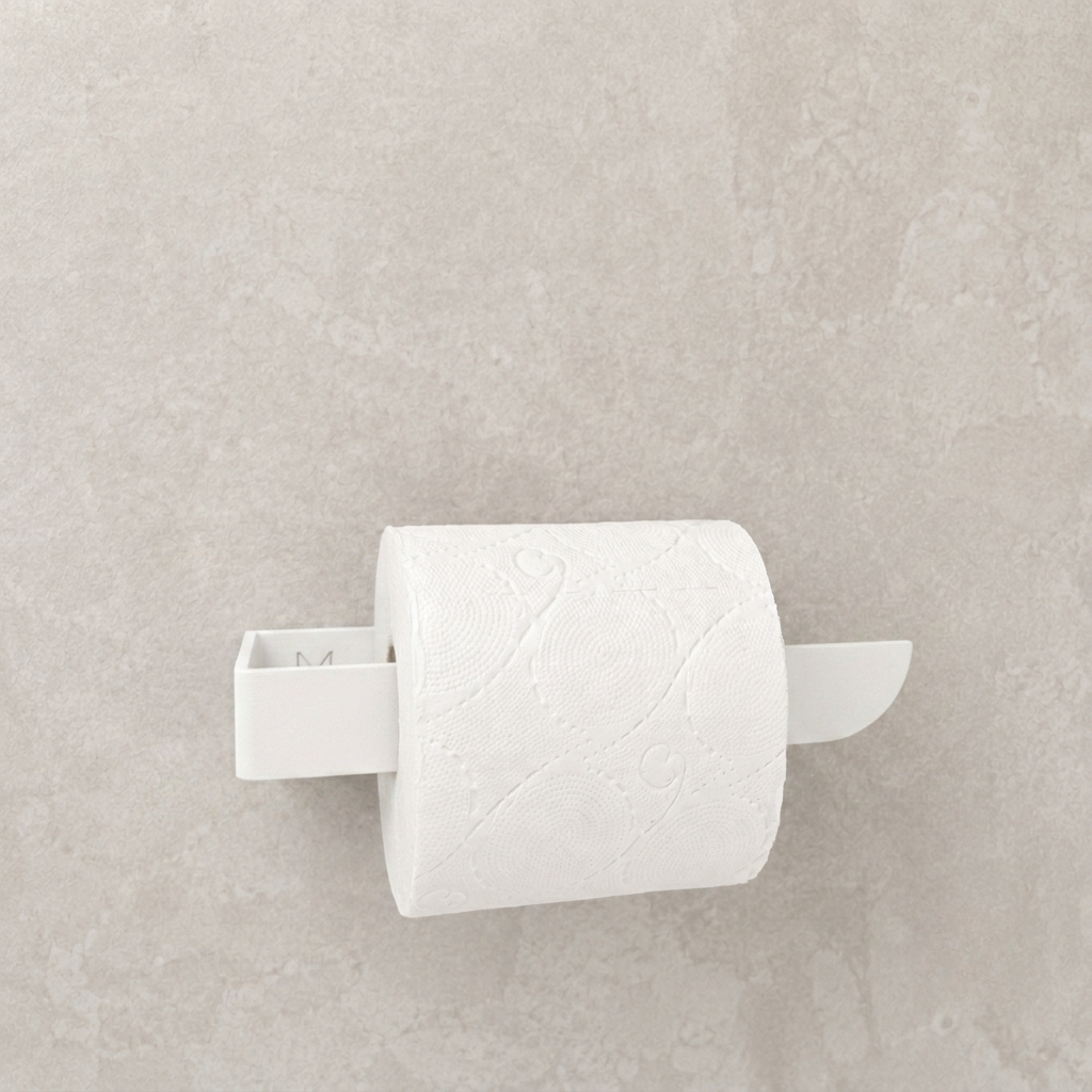 Porte-papier toilette adhésif