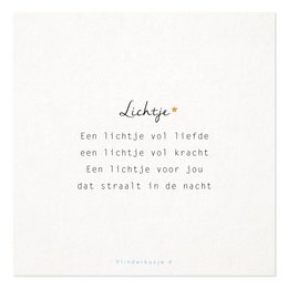 'Lys' / Postkort komfort og kærlighed