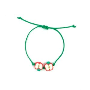 Luna-Leena kids bracelet apple green - handmade in Nepal