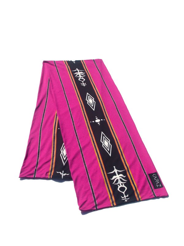 KAPAZ scarf- Tenun pink