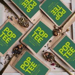 POP TEA prøvestørrelse (mini doypack) - økologisk superfood te