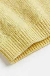 Merinowollstrick Baby Spencer – Limonade