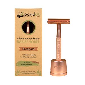Metal safety razor | incl. 10 blades, holder and e-book | 7 variants