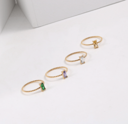 Corse - Dainty Zirconia flettede stableringe