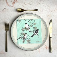 SERVETTEN - PIED FLYCATCHER - FSC-papier - Made in Europe