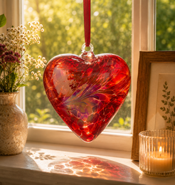 Coeur Amitié 8cm - Rouge