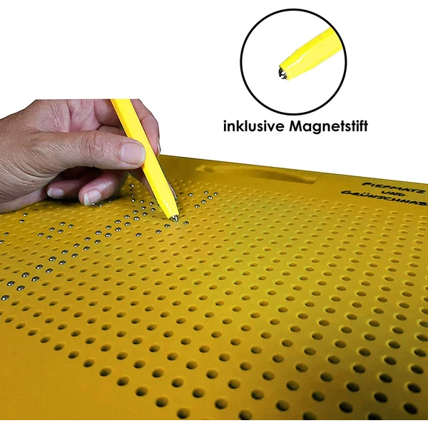 Magnetic drawing board: magic with magnetism - fine motor skills exercise