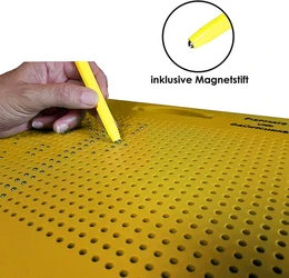 Magnetzeichentafel: Zauberei mit Magnetismus - Feinmotortikübung