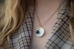 Collana per aromaterapia e litoterapia