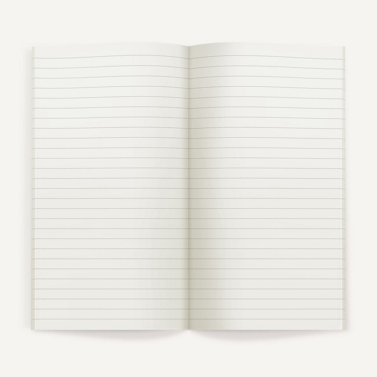 Zero-Waste Notebook RULED — Salt Color