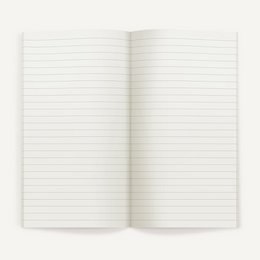 Zero-Waste Notebook RULED — Salt Color