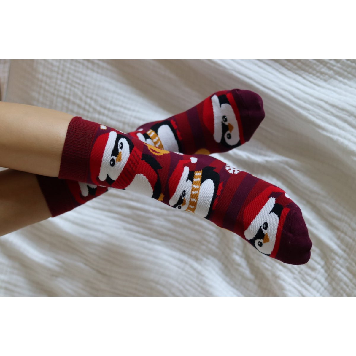 Christmas Penguins Socks