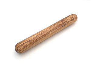 Rounded rolling pin, olive wood rolling pin