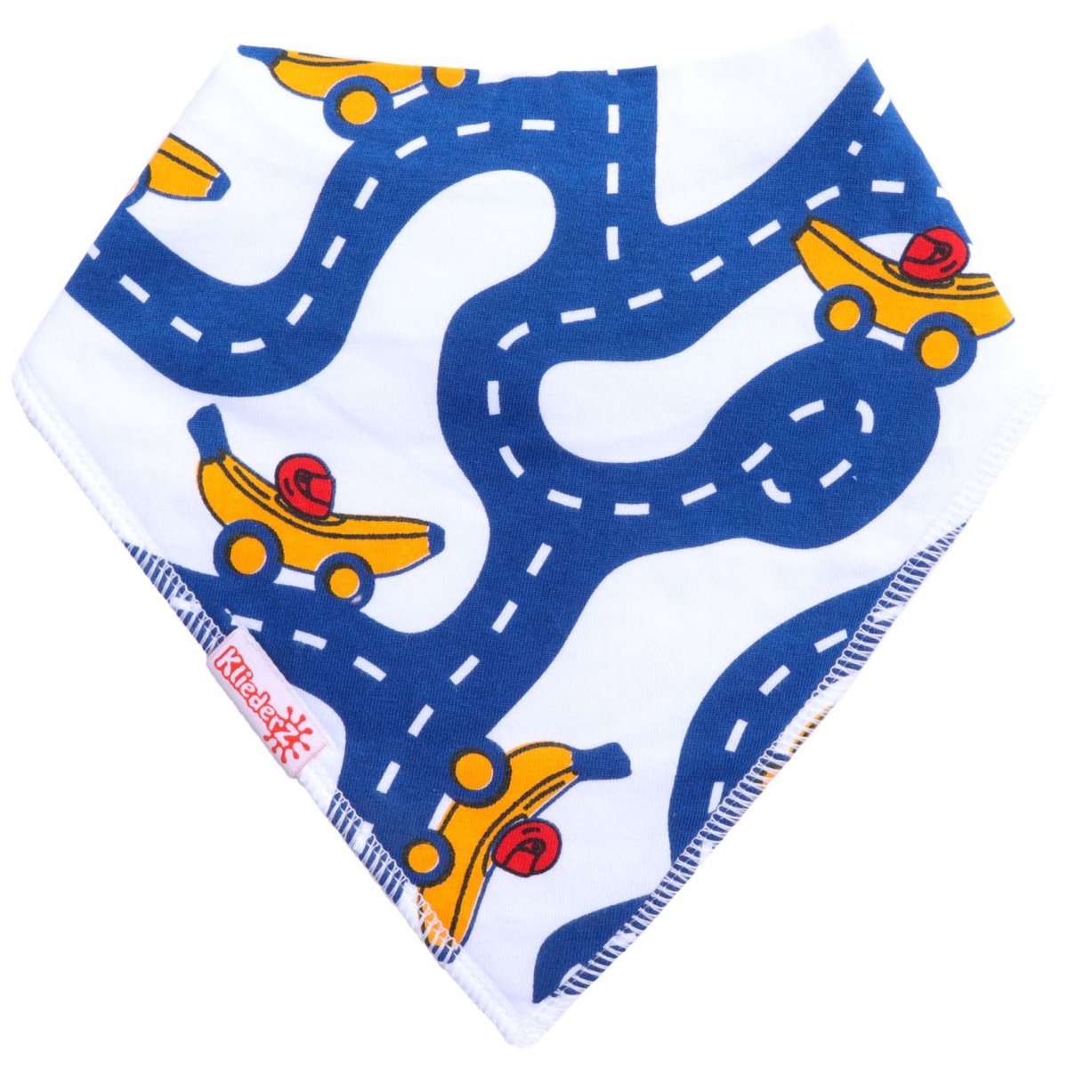 Dot śliniaczek Racing Bananas - śliniaczek niemowlęcy