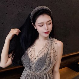 Midnight Pavé Crystal Padded Headband