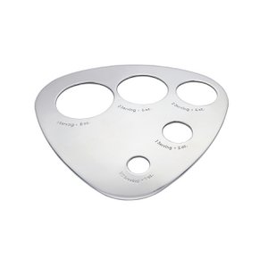 Stainless steel spaghetti measure for 5 quantities