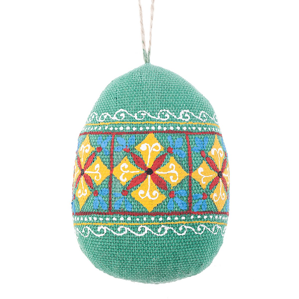Hand-painted Easter Egg (green)