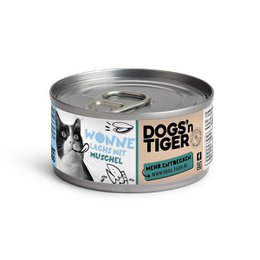 Dogs'n Tiger Adult, premium kattefoder, bliss, vådfoder, kornfri, laks og muslinger