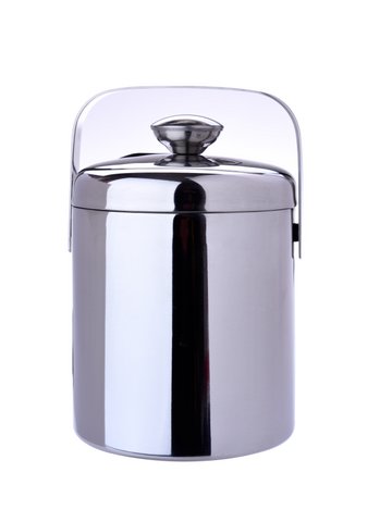 LAGUIOLE BAC A GLACON - ICE BUCKET WITH TONG INSERTED IN TOP