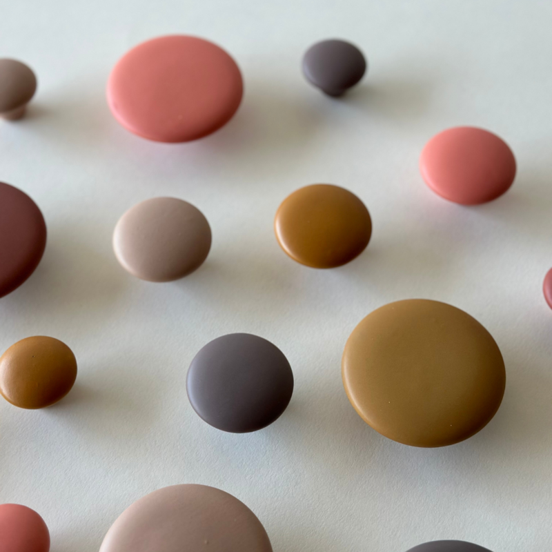 Knop Midi - Mat - Brun