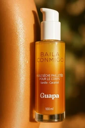 Olio corpo secco glitterato - GUAPA - Caramello alla vaniglia