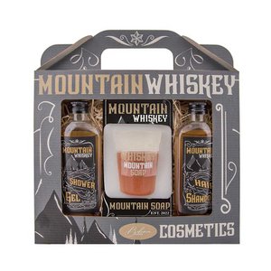 Giftset Mountain Whiskey spa 2 x 100 ml + zeep