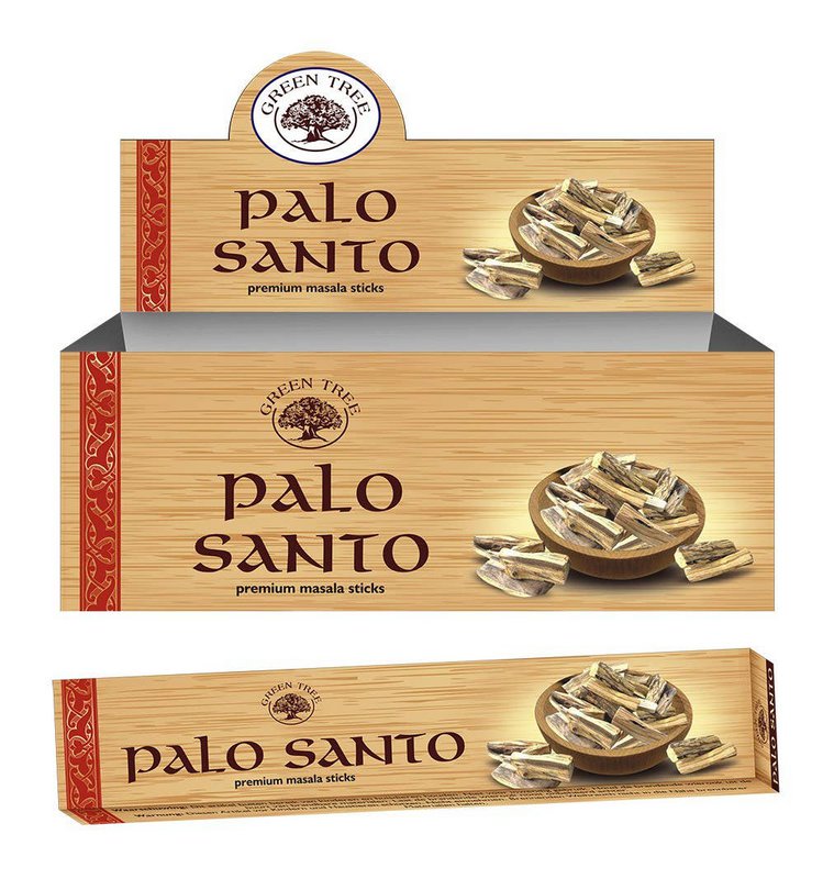 Grønt træ Palo Santo håndrullede naturlige røgelsespinde