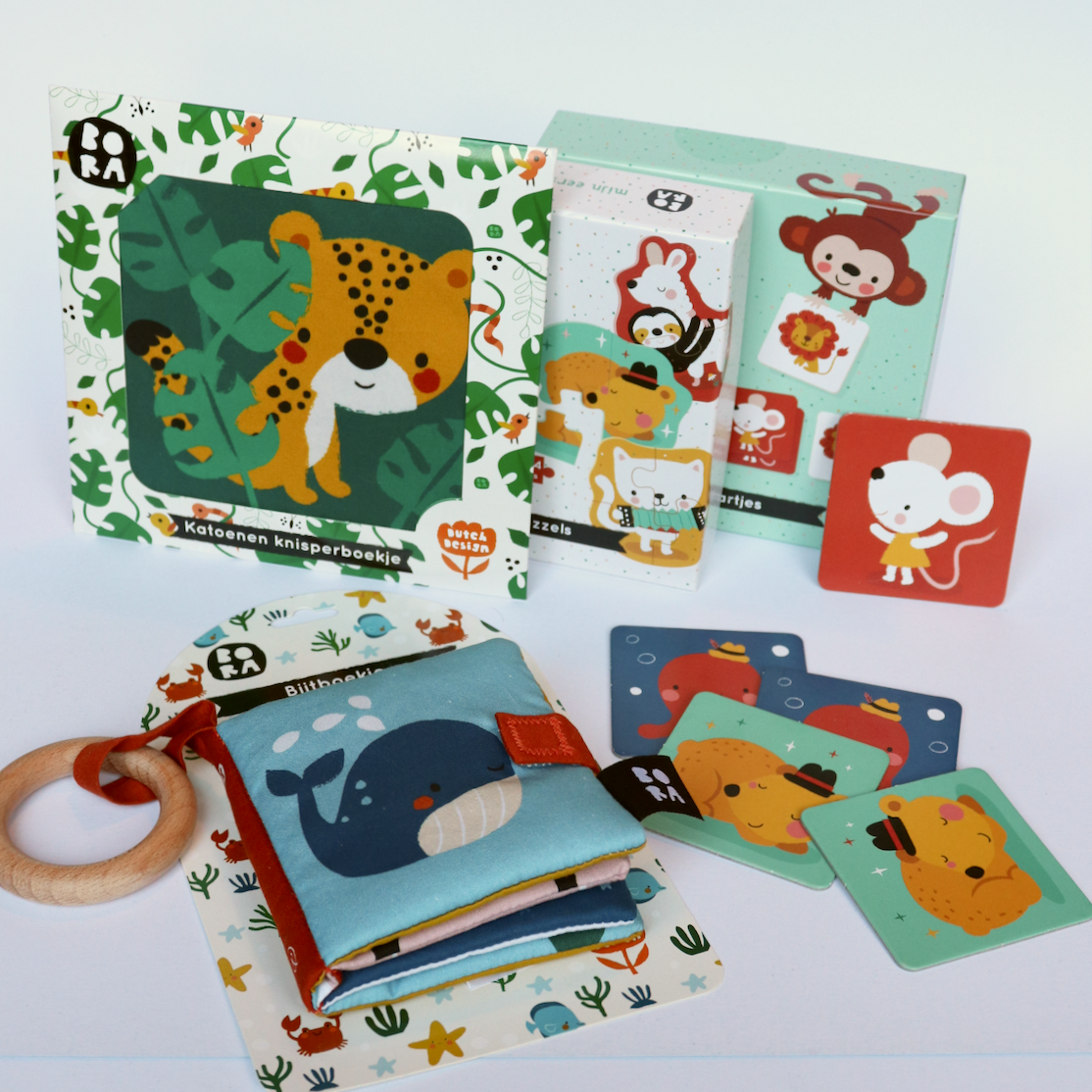 Babybook cloth book crisp - Jungle