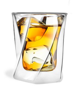 Whiskey double wall glass 300 ml CRISTALLO 5509